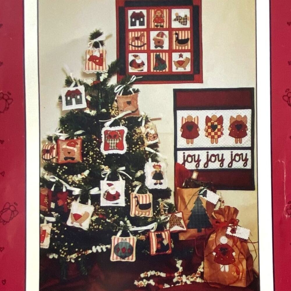 Mumms The Word Christmas Penstitch Ornaments II Pattern Wall Hanging Banner